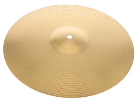 Yardwe 14-zoll Crash Becken aus Legierung für Schlagzeug Klarer Heller Klang Vielseitig Einsetzbar Zubehör für Drumset und Percussion