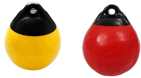 SUBLXPoten Bootsfender Kugel Runde Boje Heavy Duty Boot Fender Ball Runde Anker Boje Dock Stoßstange Ball Aufblasbare Schutz Marine Mooring Boje