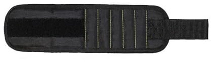 Magnetisches Armband Taschenwerkzeug, Tragbarer Schraubendreherhalter Mehrzweck-Armband Zum Halten Von Schrauben/Muttern/Nägeln(Schwarz)
