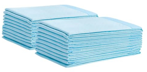UTHCLO Einweg Wickelauflagen Saugfähige Matratzenunterlagen aus Vliesstoff und Zellstoff Praktische Einmal Unterlagen 100 Stück für Babys und Erwachsene für Zuhause und Reise