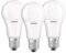 Osram LED Base Classic A Lampada, a Forma di Lampadina con Attacco E27, non dimmerabile, Sostituisce 100 watt, Opaca, Bianco Freddo, 4000 Kelvin, Confezione da 3