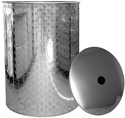 Fischer Kellereitechnik Immervoll-Tank Edelstahl Serie T 500 / Fass mit 500 Liter Volumen