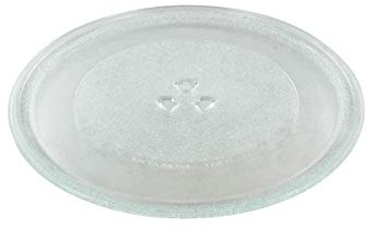 Paxanpax PSA001 Mikrowellen-Drehteller-Glasplatte mit 3 Befestigungselementen (255 mm)
