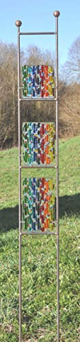 Gartendeko Gartenskulptur Stele - Design Farbentraum
