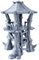 3D Vikings Orc Camp - Torre de vigilancia de dos niveles con escalera, diseño apilable, escala de 28/32 mm, gris y sin pintar