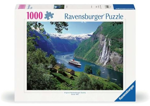 Ravensburger Puzzle 12000475 - Norwegischer Fjord - 1000 Teile Puzzle für Erwachsene und Kinder ab 14 Jahren, Puzzle mit Landschaft und Natur