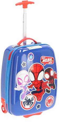 Spiderman Trolley, Multicoloured, Polycarbonate Trolley 16 inches