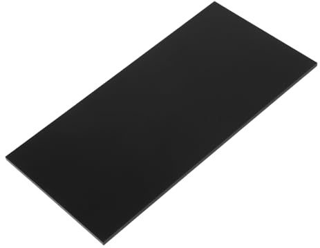 NIYANGLE Feuille Noir Panneau Acrylique Plaque Acrylique Pour Le Bricolage Artisanat Plaque Pour L'Artisanat e Pour L'Affichage Artisanat e