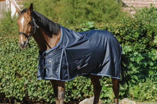 Ekkia Riding World Outdoordecke Weidedecke ECO 600D Marineblau 50g, Deckengröße 6'9/155cm