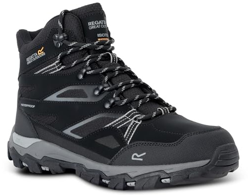 Regatta Men's Holcombe III Walking stivali acqua resistente imbottito Durable Hiking Footwear