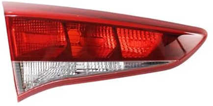 Blocchi fari posteriori auto Per Hyundai Per Tucson 2015 -2018 Fanale Posteriore Interno Esterno LED Lampada Posteriore Antinebbia 92403-D3010 92404-D3100 92401-D3100 92402-D3100(Inner Left,Halogens T