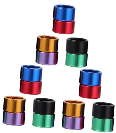 Homoyoyo 18 Pollici Anelli per Zampe di Piccioni in Alluminio Colorati Apribili Segnaposti per Piccioni Viaggiatori Accessori per Identificazione e Gestione Gruppi Anelli Resistente e