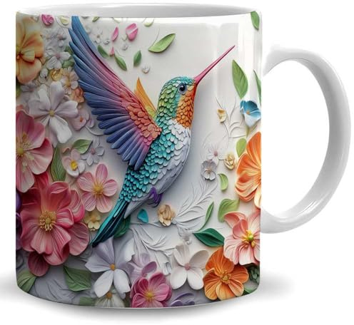 Colibri Tasse À Café Céramique Mug À Café Avec Anse Tasses À Thé Pour Espresso L'École Boissons Chaudes 330Ml