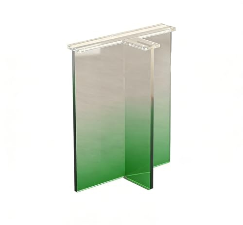 Akrylskrivbordsfötter, Transparenta Bordben, Ersättningsmöbelfötter, DIY-möbeldékor-bordsfot for Matrum, Kontor, Bärförmåga 150 Kg(Green,40cm/15.7in)