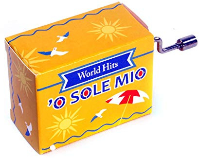 Fridolin O, Sole Mio Welt Hit Mini Drehorgel //Spieluhr Kurbelwerk World Hit