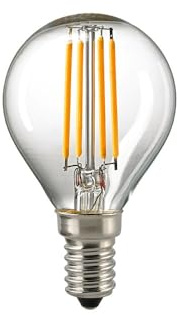 SIGOR Filament-LED-Lampe, Tropfen-Form, klar, E14/240V (9019605132)