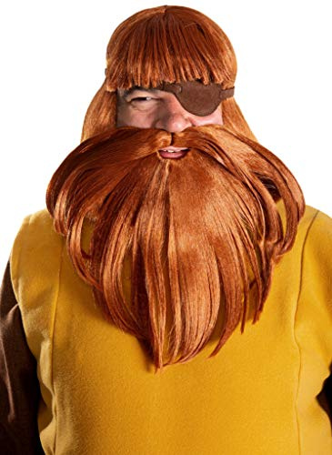 Maskworld Halvar Wikinger Perücke-Bart-Set für Erwachsene - Fasching Verkleidung Kostümzubehör