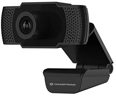 CONCEPTRONIC Webcam AMDIS 1080P Full HD webbkamera + Microphone sw