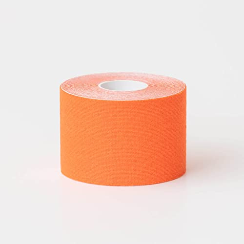Play Juggling - Cinta de algodón extensible para herramientas aéreas - Longitud 5 m, Ancho 50 mm - Naranja
