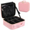 Trousse de Maquillage Voyage Vanity Case Boite Rangement Maquillage Malette Maquillage Professionnel Cosmétique Boite a Maquillage Beauty Case Vanity et Trousses à Maquillage avec Compartiments (Rose)