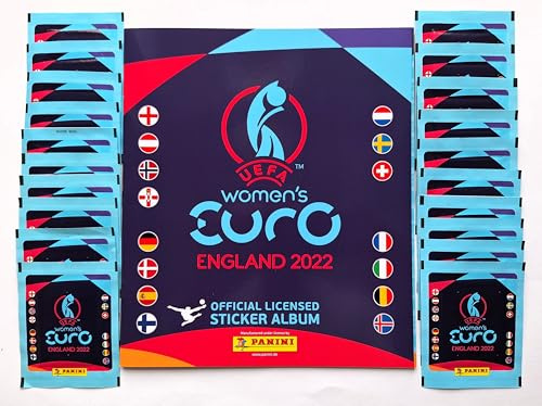 Panini UEFA Womens EURO 2022 - Leeralbum + 20 Tüten Sticker - Frauen EM