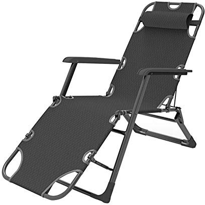HHUARI Garten-Liegen und -Liegestühle, zusammenklappbar, Sonnenliege, Liegestuhl, Garten-Sonnenliege, Liege für den Strand, Pool, Terrasse, Camping, c2020 The New
