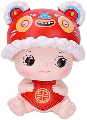 KOMBIUDA 4a Shaking Doll Toy Hochwertigem Wackelnde Figur Für Auto-Innenraum-Dekoration Süße Desktop-Dekoration Sammlerstück Und Für