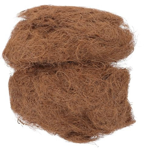 Milisten Fibra de Mantillo Transpirable para Plantas y Suculentas [jardinería Interior y Exterior] [500 G, Fibra Natural de ] [retención de Humedad, Protección contra Pudrición]
