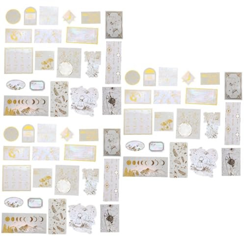 Tofficu 6sätze Diy Hintergrundpapier Für Scrapbooking Kreative Handwerksaufkleber Für Alben Und Journale Mit Goldenen Akzenten Für Persönliche Projekte Und