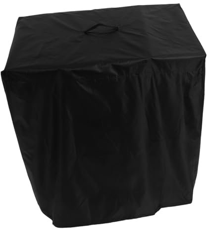 Kisangel Poolpumpenabdeckung Sandfilterpumpenabdeckung mit Kordelzug aus Oxford Gewebe Outdoor Schutz für Gartenfilter und Teichpumpen Maße 24x22x0,01 Zoll