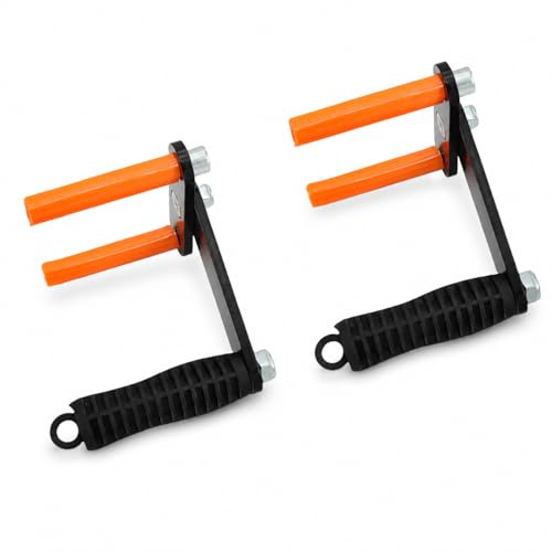 Y-Nut 2 sollevatori per cartongesso, facili da impugnare, sollevatori ergonomici, per pannelli in compensato, lastre di vetro, per uso generico, impugnatura pratica, pannelli spessi, colore nero