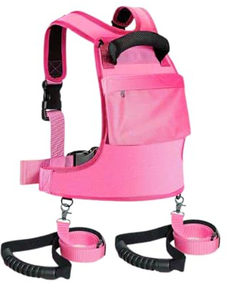Skigurt – Skitrainer-Rucksack, verstellbarer Kindergurt | Outdoor-Sportausrüstung, Skizubehör, Kinder-Skigeschirr mit Leinen, Kleinkind-Geschirr für Kinderanfänger, lehrt die Geschwindigkeitskontrolle