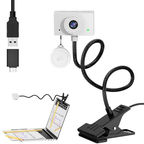 Webcam for PC, 1080P Streaming Camera, Web Camera for Desktop/Laptop Computer Webcam with Microphone, Plug and Play USB Web Camera with Bracket, Manual Focus, for Live Streaming, Video Calls, Meetings