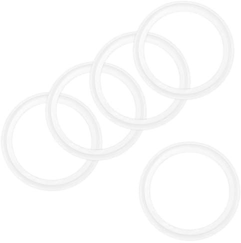M METERXITY 5-Pack 91mm OD Silicone O-Rings Gasket, O-Rings Seal Gasket for 3 Clamp/Compressor Valves Pipe Repair/Sink Plug/Bathtub Plug/Sealing Faucets, Washer Clamp