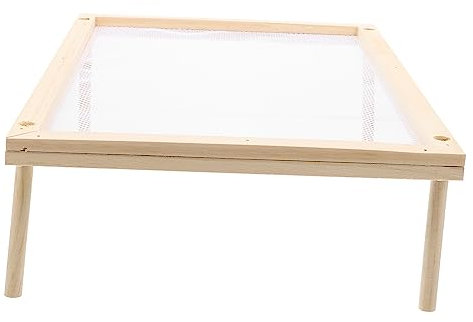 VALICLUD Supporto Asciuga Pasta in Legno Antivibrazione Per Cucina e Ristorante Essiccatore Multiuso Per Spaghetti Verdure e Frutta Con Gambe Antiscivolo Robuste Singolo