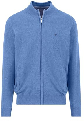 FYNCH-HATTON Strickjacke aus Baumwolle mit Reißverschluss und Stehkragen