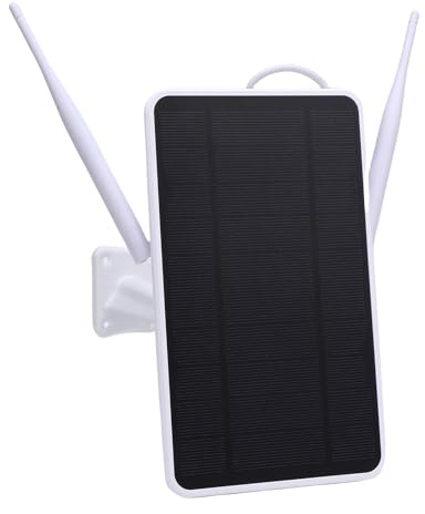 Fockety Enrutador Módem 4G LTE con Energía Solar 6W, Enrutador Inalámbrico Al Aire Libre a Prueba de Agua IP66 con Ranura de Tarjeta SIM y Batería de 12000 MAh, para (Versión de EE. UU.)