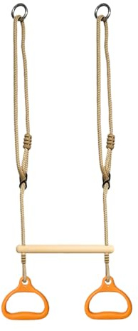 Générique Altalena Scimmia per 145x38x3cm, Attrezzatura da Giochi con Anelli | Set di anelli sensoriali ergonomici per adulti, indoor, giardino, esterno, ricreazione, fitness, lo