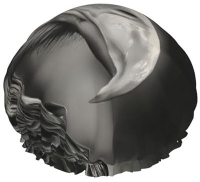 Duschhaube mit Adler-Motiv, wiederverwendbar, doppellagig, für Hotel-Reisen, Salon-Duschhut, Zubehör, Einheitsgröße