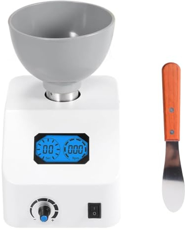 VILA SMO Miscelatore per Alginato, Miscelatore Automatico per Gesso, velocità Regolabile da 0 A 300 Giri/min, capacità da 100 A 700 Ml, Temporizzatore, per La Miscelazione di Materiali da Impronta A