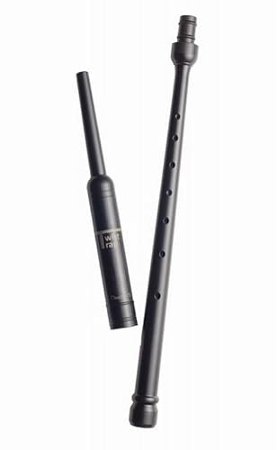 BagpipeLessons Übungschanter E-Dur - Langlebig, Schwarz, Poliert, Kunststoff, Schottland