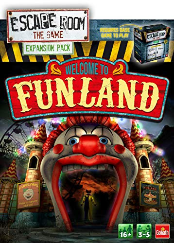 Escape Room: The Game - Welcome to Funland Erweiterungspack, Brettspiele für Erwachsene, für 3-5 Spieler, ab 16 Jahren