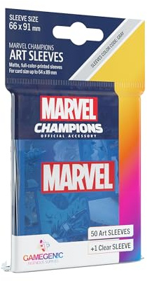 Gamegenic Fantasy Flight Games Marvel Champions Art Sleeves: Marvel Purple (50 - Pack), Mixed Colours
