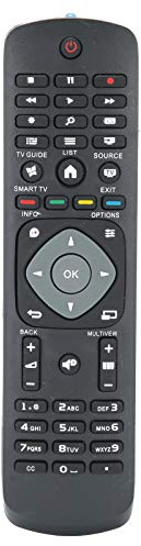 Telecomando Universale Smart TV, Sostituzione telecomando universale per Philip LCD Smart TV Distanza di trasmissione più lontana, prestazione stabile