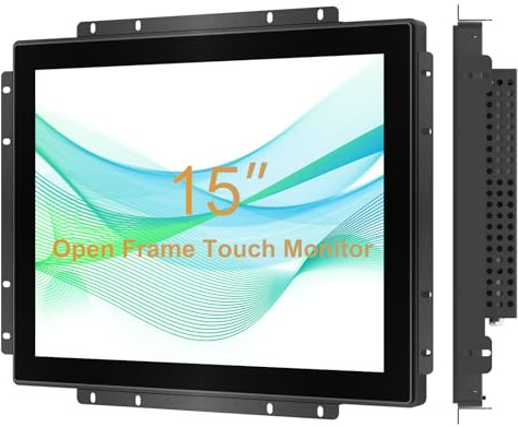 Senisway La surface du moniteur tactile à cadre ouvert de 15 pouces est IP65 étanche 1280 x 800 à 60 Hz TFT LCD IK08 Moniteur de cadre ouvert industriel tactile capacitif de 10 doigts