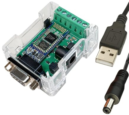 DSD TECH SH-B35 Adaptador RS485 RS232 a Bluetooth 2.0 Compatible con Android y Windows