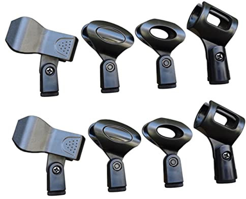 SUPVOX Clip Serre-Joint Universel Pour Microphone En Plastique Noir Support Anti-Vibration Compact 3.15 X 3.0 X 2.2 Pouces Accessoire Essentiel Pour Studio D'Enregistrement Et Scènes Live