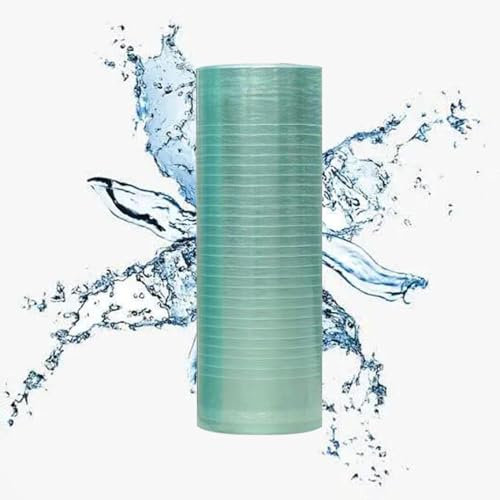 KOOEIN Polycarbonat-Massivplatten-Transluzent Dachplatte,Gewächshaus Platten Abdecken 0.8mm,Verkleidungspaneele,Regensicher/Uv-Beständigen/Isolierung Kunststoff-Dachplatte,Schlagfest,W×L-1x20m