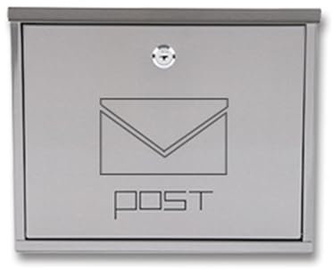 Paketzustellungskasten Aus Metall mit Schließzylinder für Den Außenbereich, Großer Abschließbarer Briefkasten für Pakete, Paketbriefkasten Aus Edelstahl für Die Veranda, Bordsteinseite