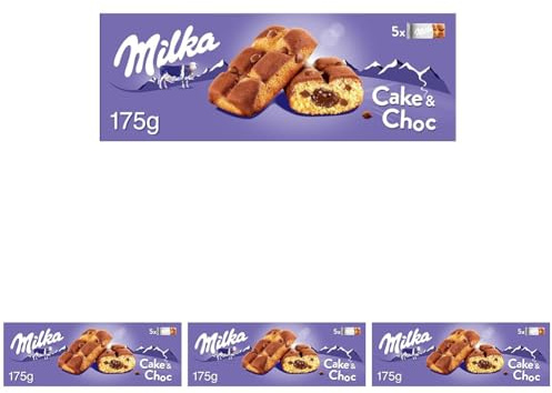 Milka Merendina Cake&Cioccolato - 175 g (Confezione da 4)